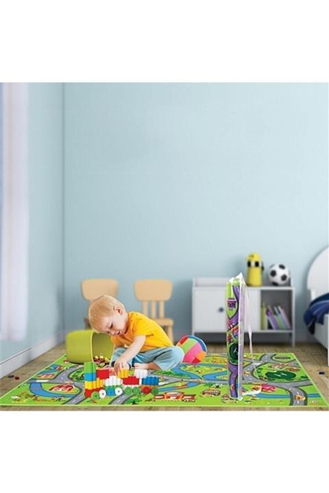 AKALLI OYUNCAK Oyun Halısı City 150x100cm