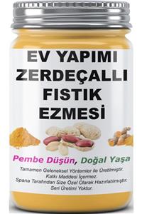 SPANA Zerdeçallı Fıstık Ezmesi Ev Yapımı Katkısız 330gr