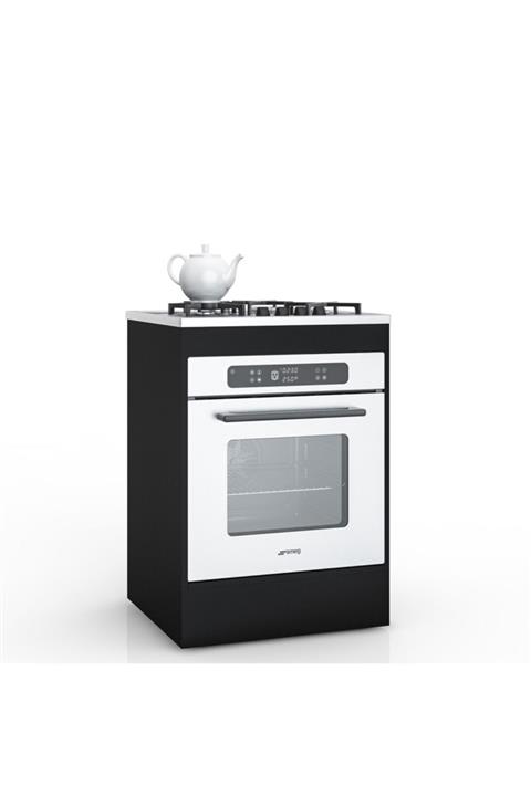 Mihenk Ankastre Modül Siyah Mutfak Dolabı