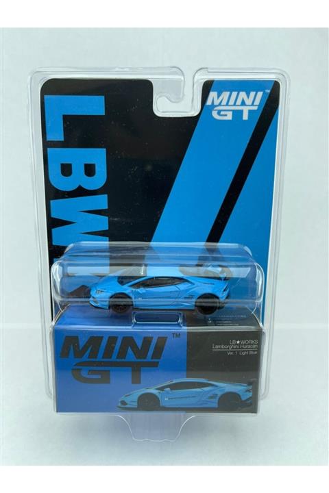 mini gt Mijo Lb Works Lamborghini Huracan Ver. 1 Light Blue 1:64