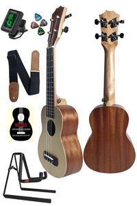 Midex Sp-21nt St Set Soprano Ukulele (STAND ÇANTA ASKI TUNER METOD PENA)