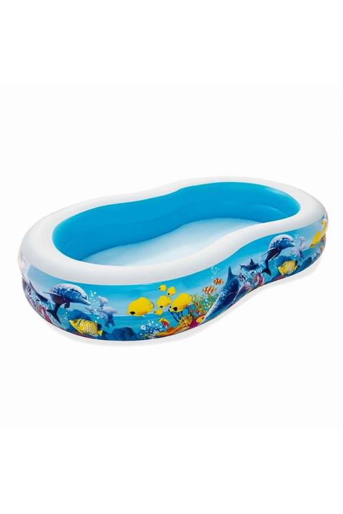BESTWAY Desenli Oval Şişme Havuz 54118