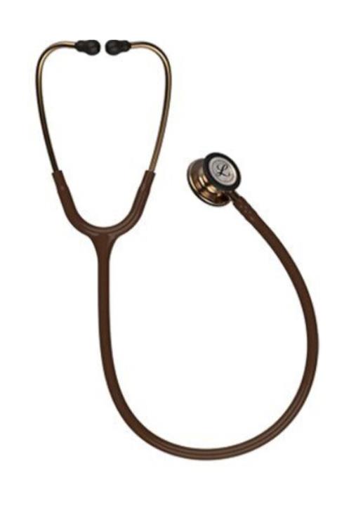 ipek medikal 3m™ Littmann® Classic Iıı™ Stetoskop 5809, Bakır Yüzey Dinleme Çanı, Çikolata Hortum