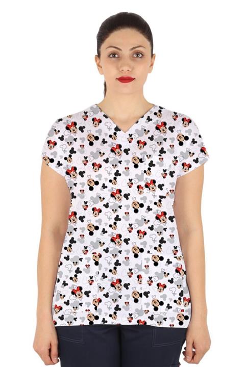 LABOR Kadın Mickey Mouse Baskılı Üst Forma