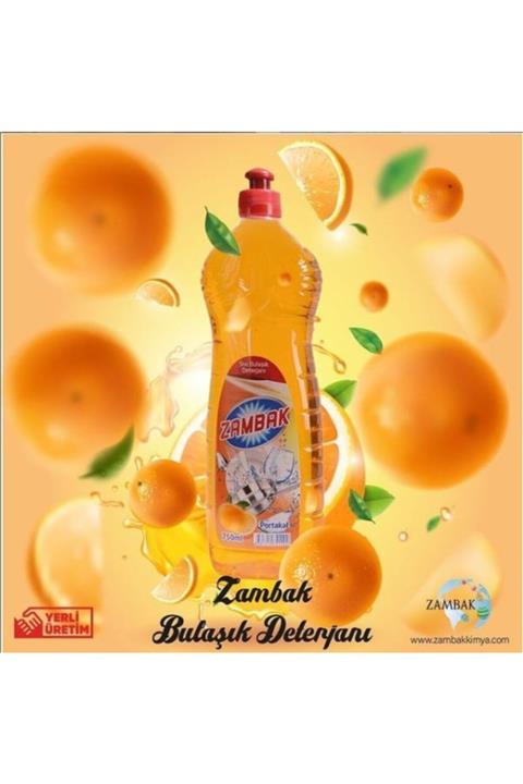 Zambak Portakal Sıvı Bulaşık Deterjanı 750ml