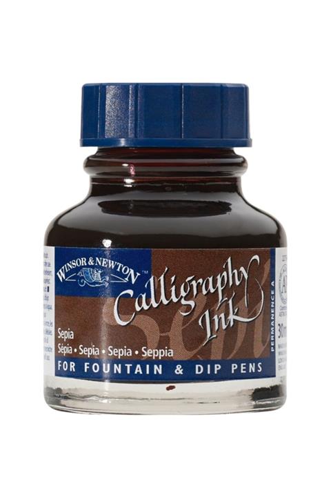 Winsor Newton Winsor & Newton Calligraphy Mürekkebi 30 Ml 609 Sepia
