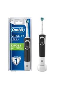 OralB Oral B Şarjlı Vitality Cross Action Black D100 Elektrikli Diş Fırçası