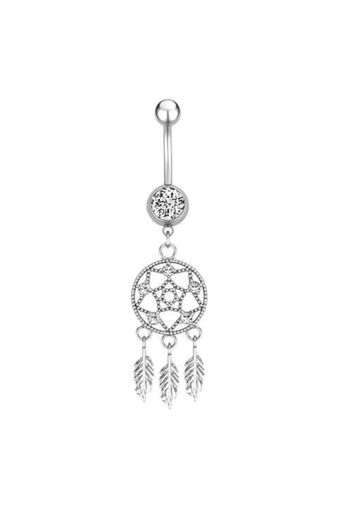 AyçaSilver Düş Kapanı Düş Ağı Göbek Piercingi