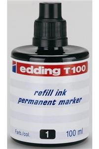 Edding T100 Permanent Mürekkep 100ml - Siyah