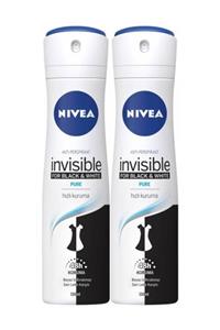 Nivea Invısıble Black&white Pure Bayan Deosprey 150 ml 2