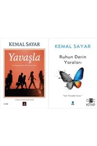 Kapı Yayınları Kemal Sayar 2 Kitap Set Ruhun Derin Yaraları Yavaşla