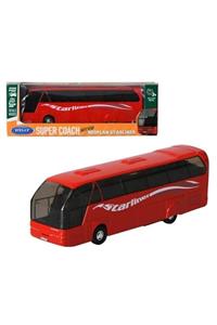 WELLY Neoplan Starlıner Kırmızı 1:64 Model Otobüs Kırmızı