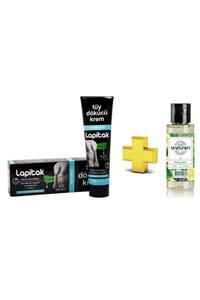 Lapitak Ayak Kokusu Önleyici Krem 60 Ml (4 Kutu) + 50 Ml Marmara Limon Kolonyası