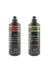 Netfer 2'li Orta Pasta Cila Set  2x500 ML