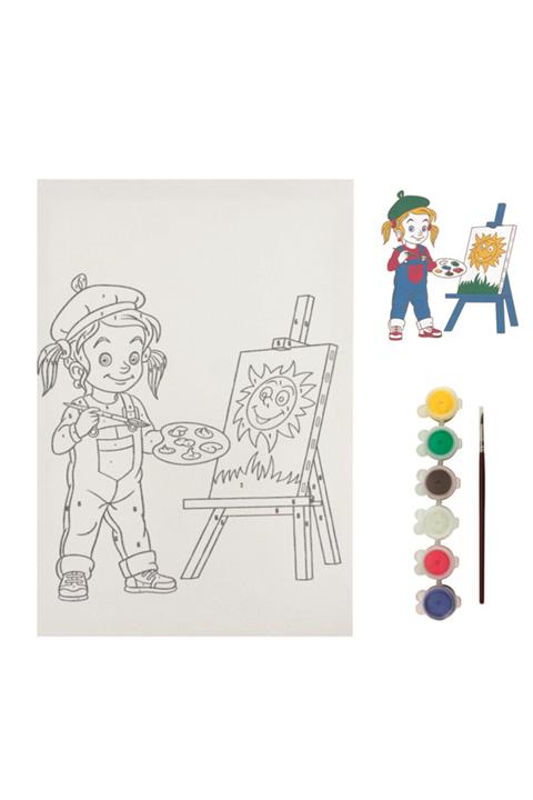 Ümraniye Hobi Sanat Sayılı Tuval Boyama Seti Bts22 Boyama Tuval Sayılı Set 25 x 35