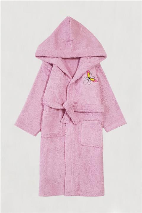 COTENCONCEPT Düz Ve Kapüşonlu Pamuklu Çocuk Bornozu