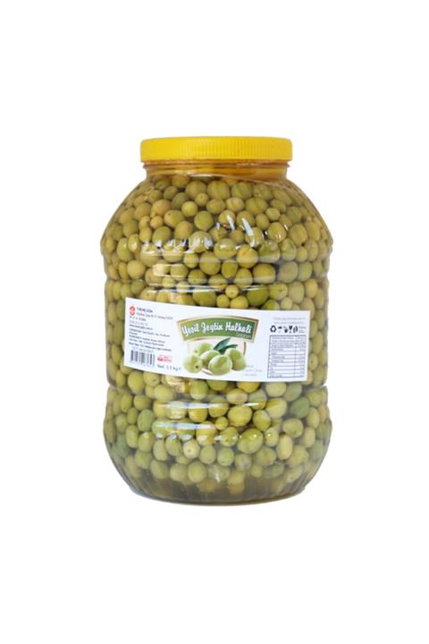 Turunç Gıda Yeşil Zeytin Halhalı Sağlam 3,5 kg