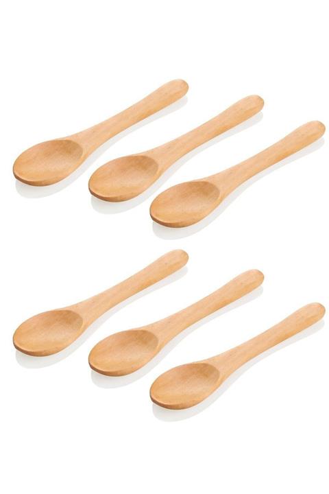 Vip&House Bambu 6'lı Tahta Çay Kaşık Seti Vip3064