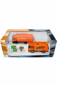 Cararama Volvo Marka Oyuncak Çöp Kamyonu 1:87 Oyun Seti Model Araçlar