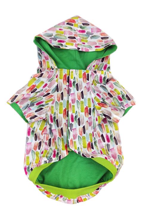 modadog Köpek Su Geçirmez Fırça Desen Yağmurluk
