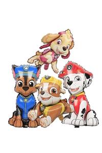 PAW PATROL Folyo Balon Seti ( Chase, Marshall, Skye, Rubble )