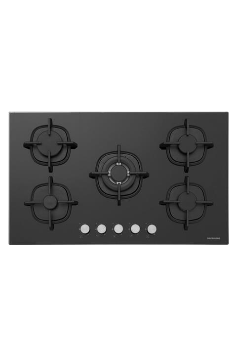 Silverline Cs5363b01 5 Gözlü Siyah Cam Ocak