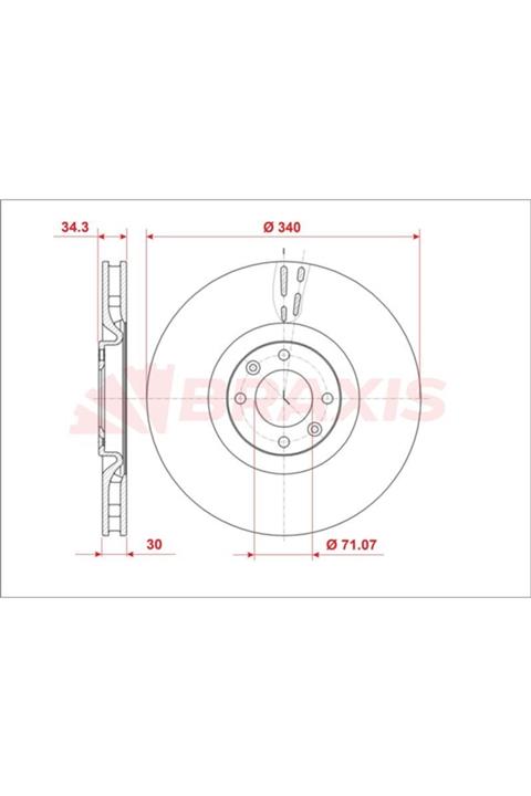 ÖZGÜÇYEDEK Fren Dıskı On Ds4 Ds5 11 308 10 14