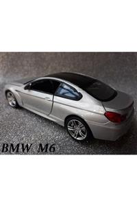 Diecast Models Bmw M6 Metal Araba Kapı Bagaj Kaput Açılır Diecast Orjinal Slvr