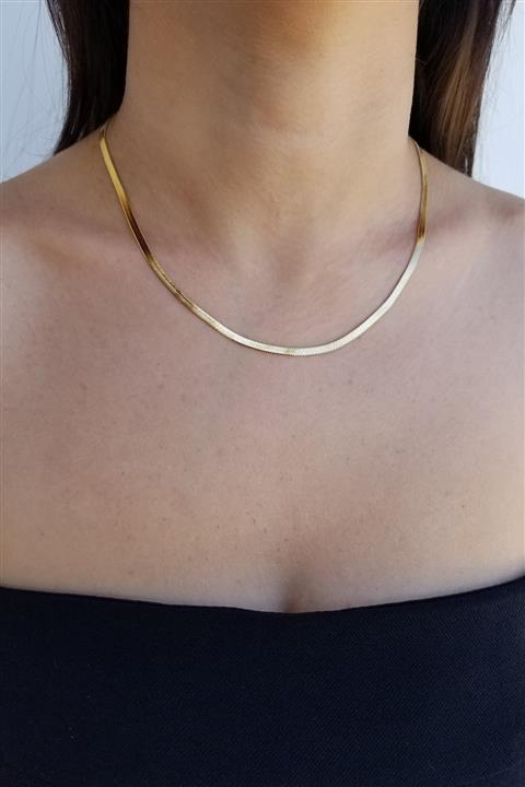 Liss Italyan Zincir Kolye Orta