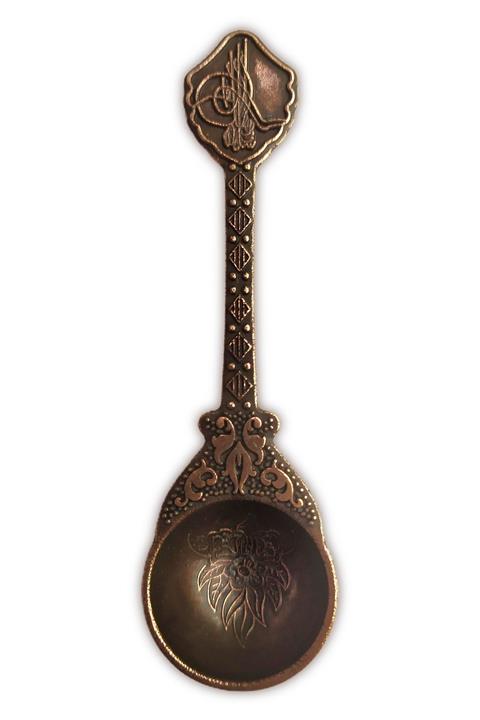 Batur Ticaret Mini Ince Detaylı Kahve Ölçeği Baharat Ve Şeker Kaşığı Yuvarlak