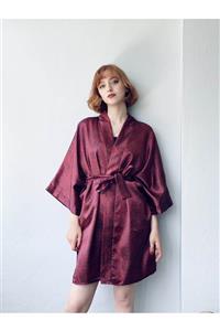 Retrobird Garnili Saten Kimono