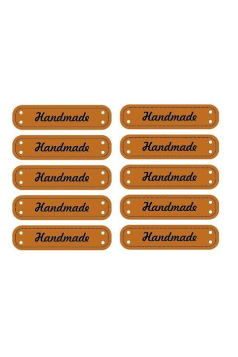 Fa Etiket Handmade Deri Etiket 10 Adet