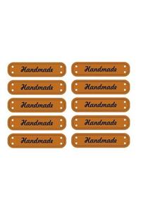 Fa Etiket Handmade Deri Etiket 10 Adet