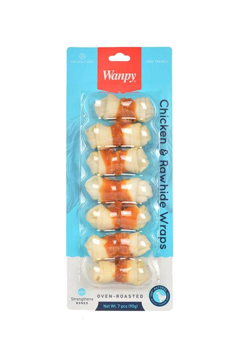 Wanpy Tavuk Sargılı Köpek Ödül Kemiği 90 Gr