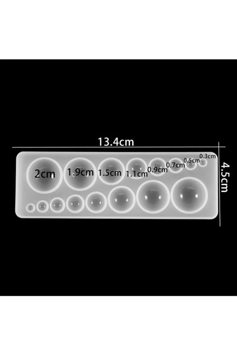 yörük home Silikon Epoksi Yarım Küre Kalıp Seti