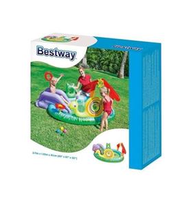 BESTWAY 53055 Kaydıraklı Fiskiyeli Çocuk Havuz Seti