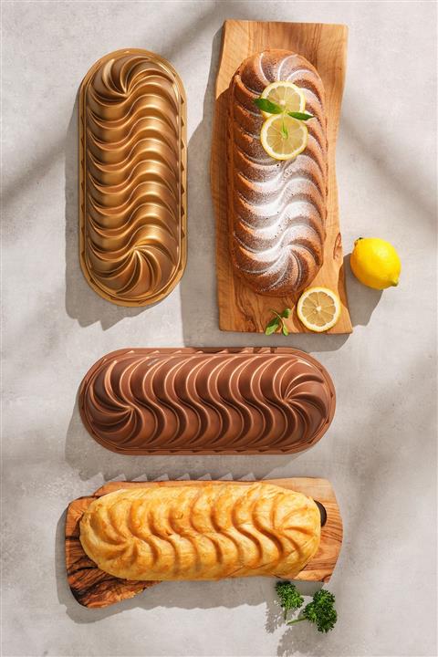 Emsan Lavin Golden Pink Large Baton Döküm Kek Kalıbı