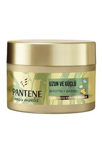 Pantene Bambu Biyotinli Uzun ve Güçlü Keratin Koruyucu Dökülme Karşıtı Maske 160 ml X 6 Adet 5256200123045