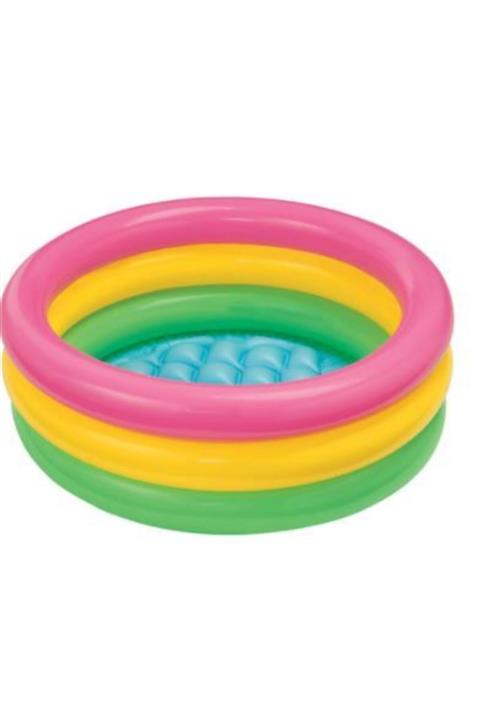 Intex 3 Boğumlu Sunset Bebek Havuzu 86x25 cm