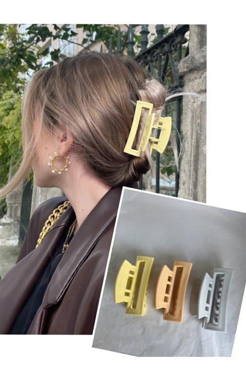 KİLİGİSTANBUL 3'lü Toka Seti Sarı