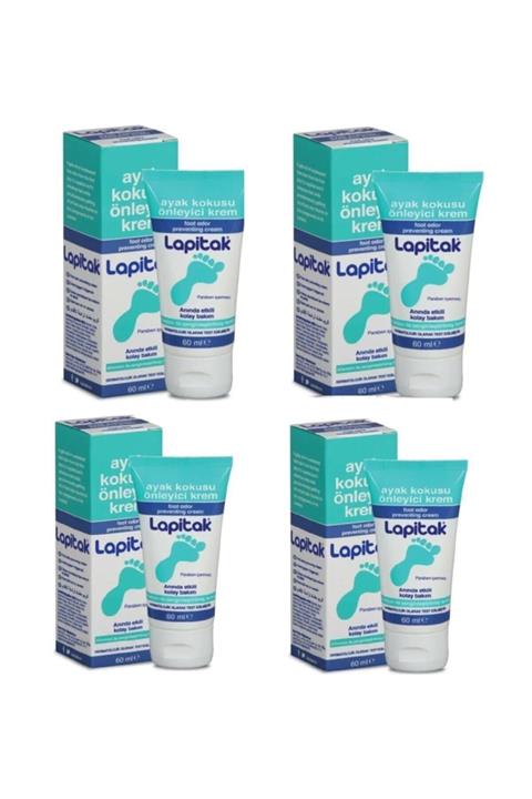 Lapitak Koku Önleyici Ayak Kremi 60ml 4 Adet