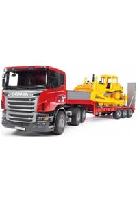 Bruder Oyuncak Scania Caterpillar Bulldozer Taşıyan Tır Br03555