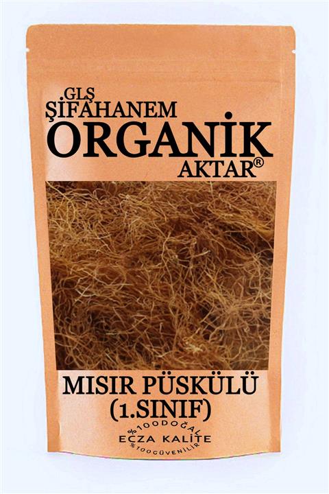 GLŞ ŞİFAHANEM ORGANİK AKTAR Mısır Püskülü 1. Sınıf 50gr Ecza Kalite
