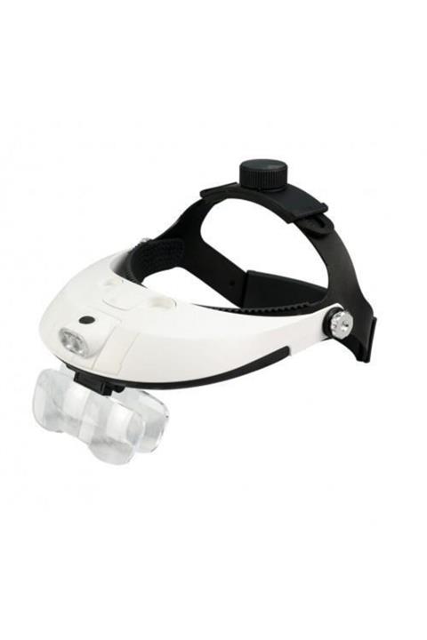 Breaker Mg81001-h Çok Fonksiyonlu Başlık Tip Işıklı Büyüteç 5 Mercekli