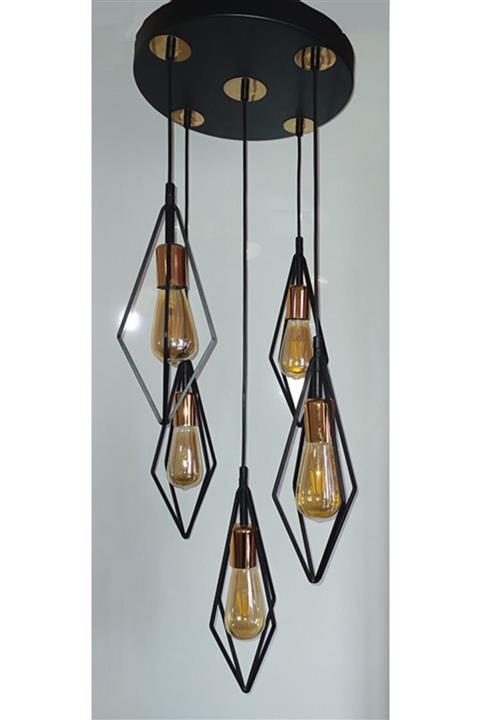 gaziantepavize Prenses 5li Sıralı Sarkıt Avize