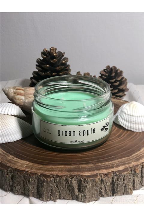 Odilia Yeşil Elma Esanslı Aromaterapi Mum