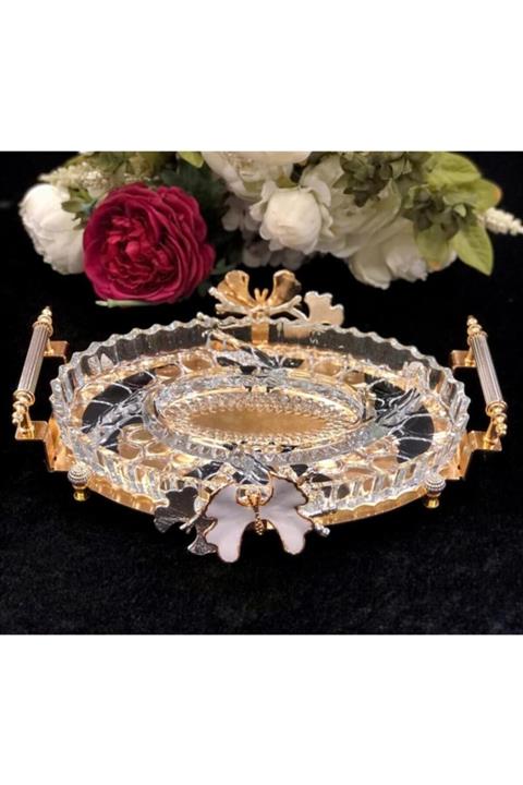 ROY KING Kelebek Çerezlik Beyaz Altın