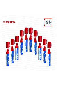 LYRA Grosso Permanent Marker Jum Kırmızı 10lu Kutu