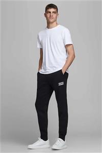 Jack & Jones Erkek Siyah Lastikli Eşofman Altı 12178421