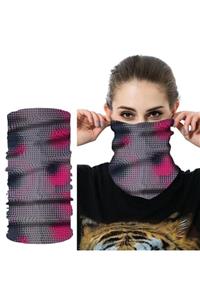 Knmaster Polka Dot Buff Bandana Boyunluk Maske Saç Bandı 10'lu Paket